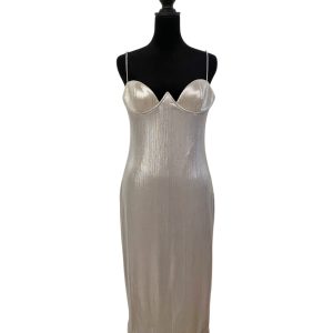 Silver Evening Gown