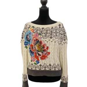 Cotton Embroidered Fairile Pullover